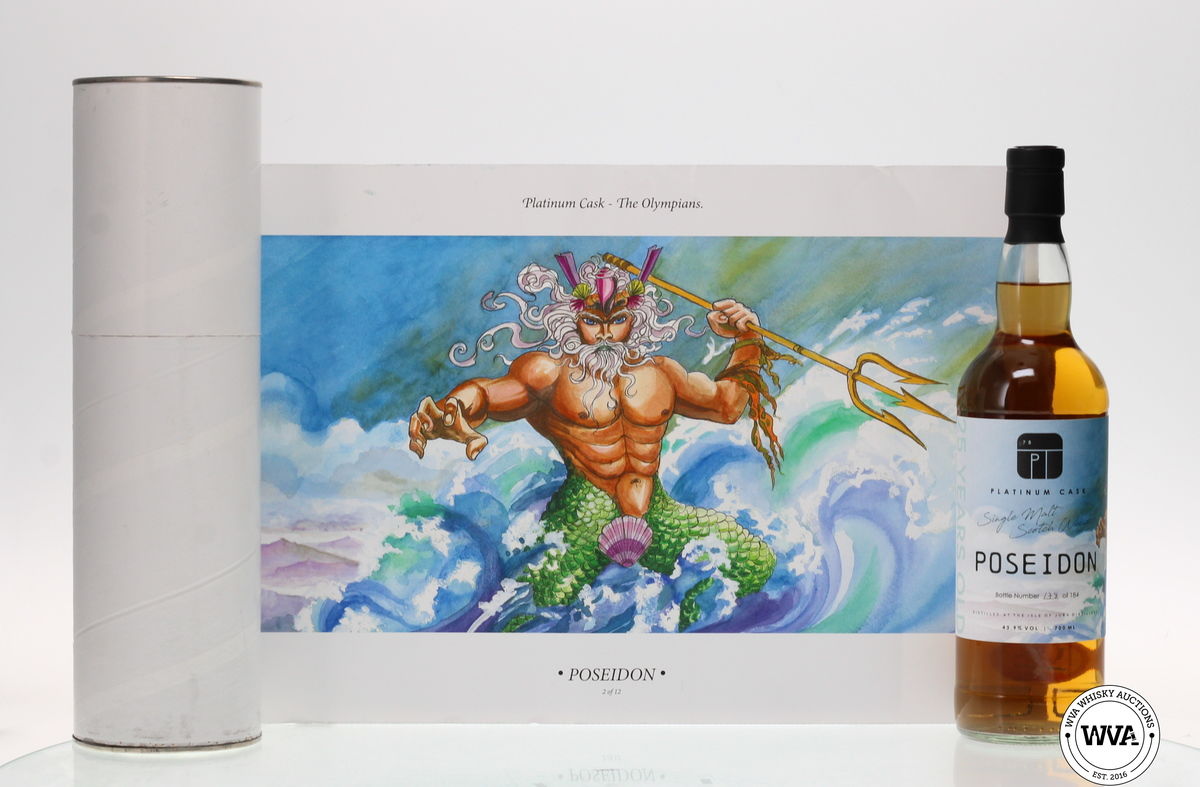 JURA 25 YEAR OLD PLATINUM CASK POSEIDON - WITH POSTER