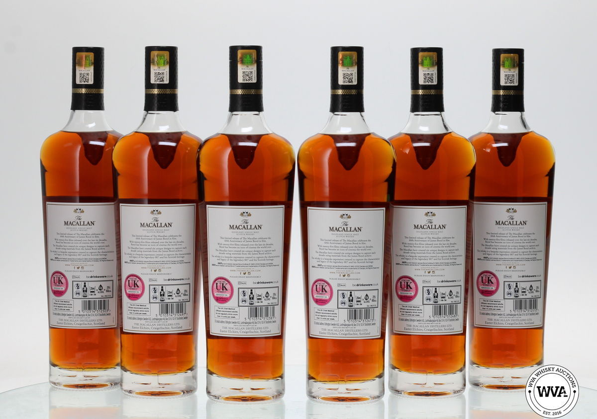 MACALLAN JAMES BOND 60TH ANNIVERSARY - DECADES I - VI