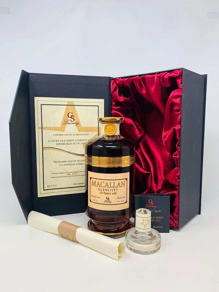 MACALLAN GLENLIVET 1969 12 YEAR OLD DECANTER
