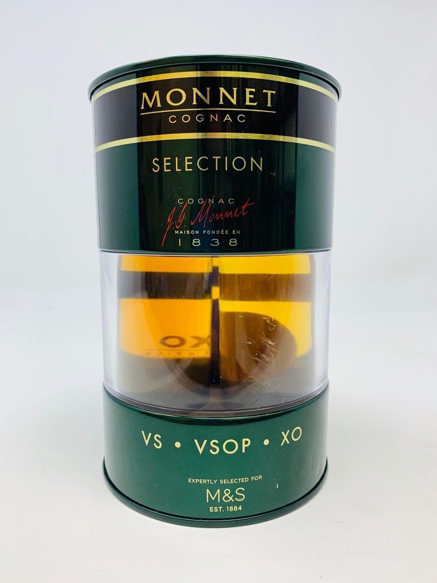 MONNET COGNAC MINIATURE SELECTION X 3 VS-VSOP-XO