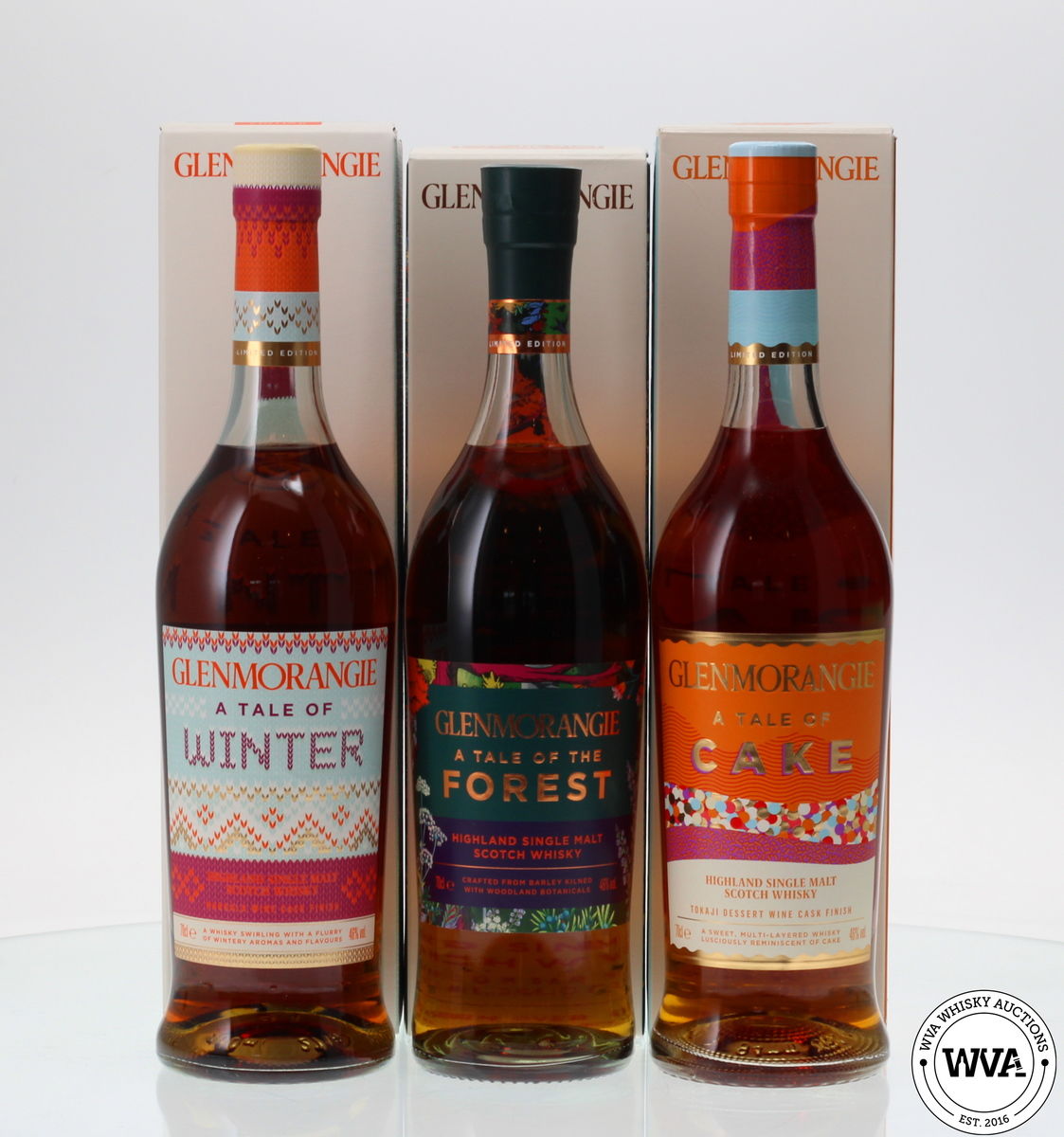 GLENMORANGIE SCOTCH WHISKY SET (3x70cl)
