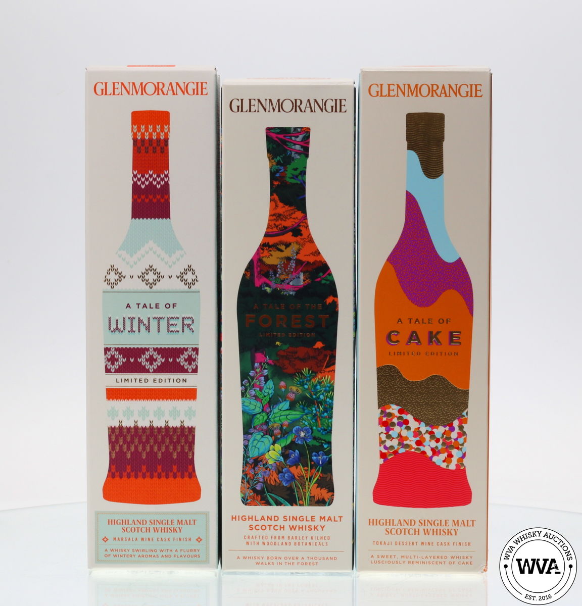 GLENMORANGIE SCOTCH WHISKY SET (3x70cl)