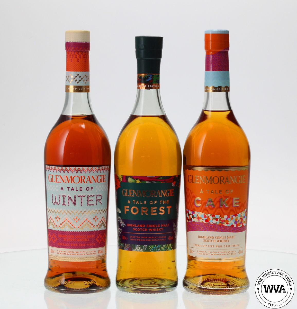 GLENMORANGIE SCOTCH WHISKY SET (3x70cl)