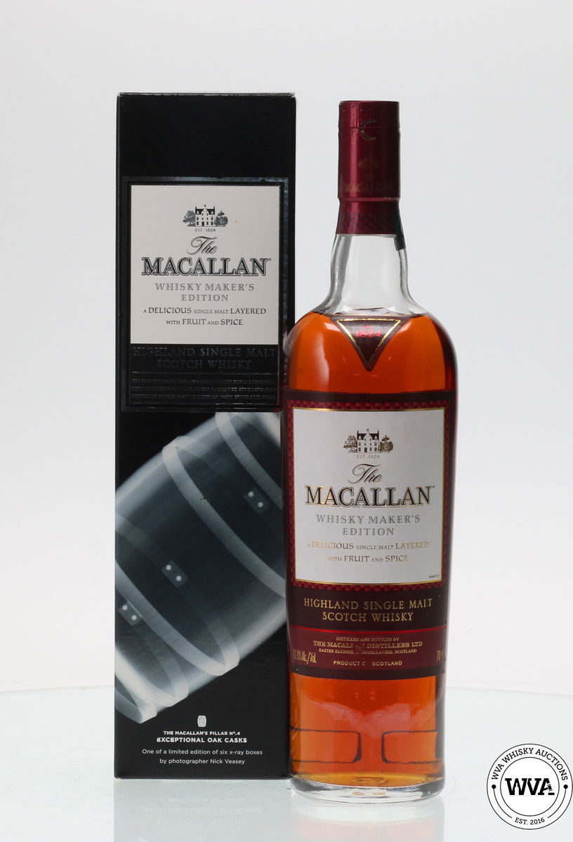 MACALLAN WHISKY MAKER'S EDITION - NICK VEASEY SIX PILLARS - OAK CASKS