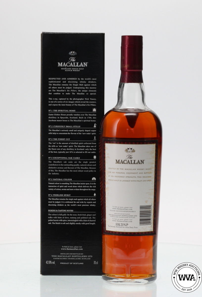 MACALLAN WHISKY MAKER'S EDITION - NICK VEASEY SIX PILLARS - OAK CASKS