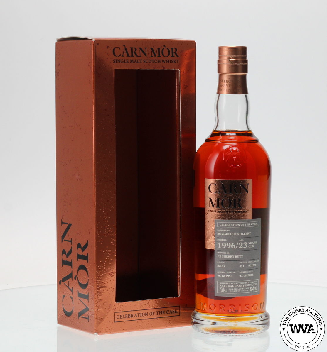 BOWMORE 1996 23 YEAR OLD CARN MOR - CELEBRATION OF THE CASK 