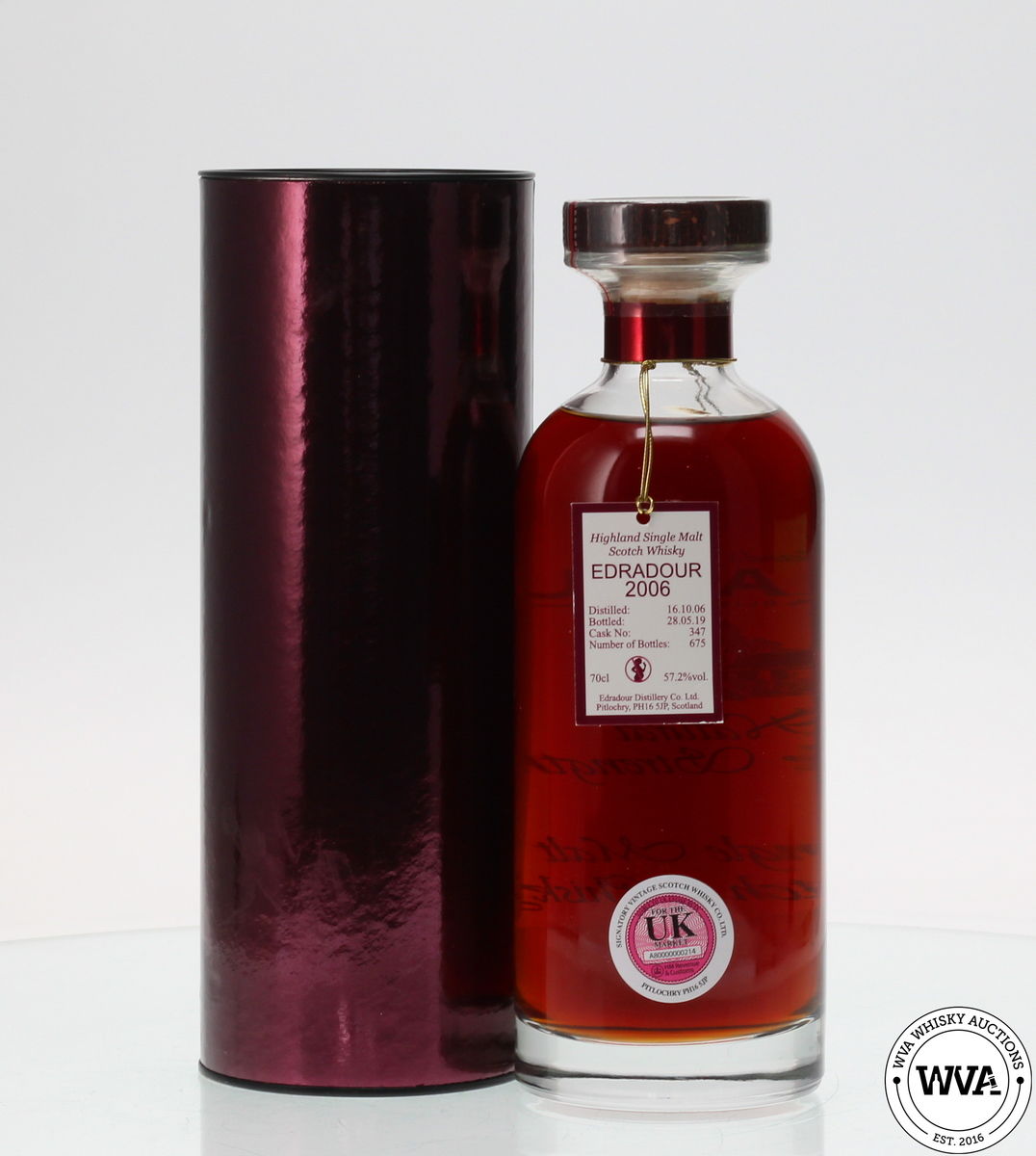 EDRADOUR 2006 NATURAL CASK STRENGTH #347