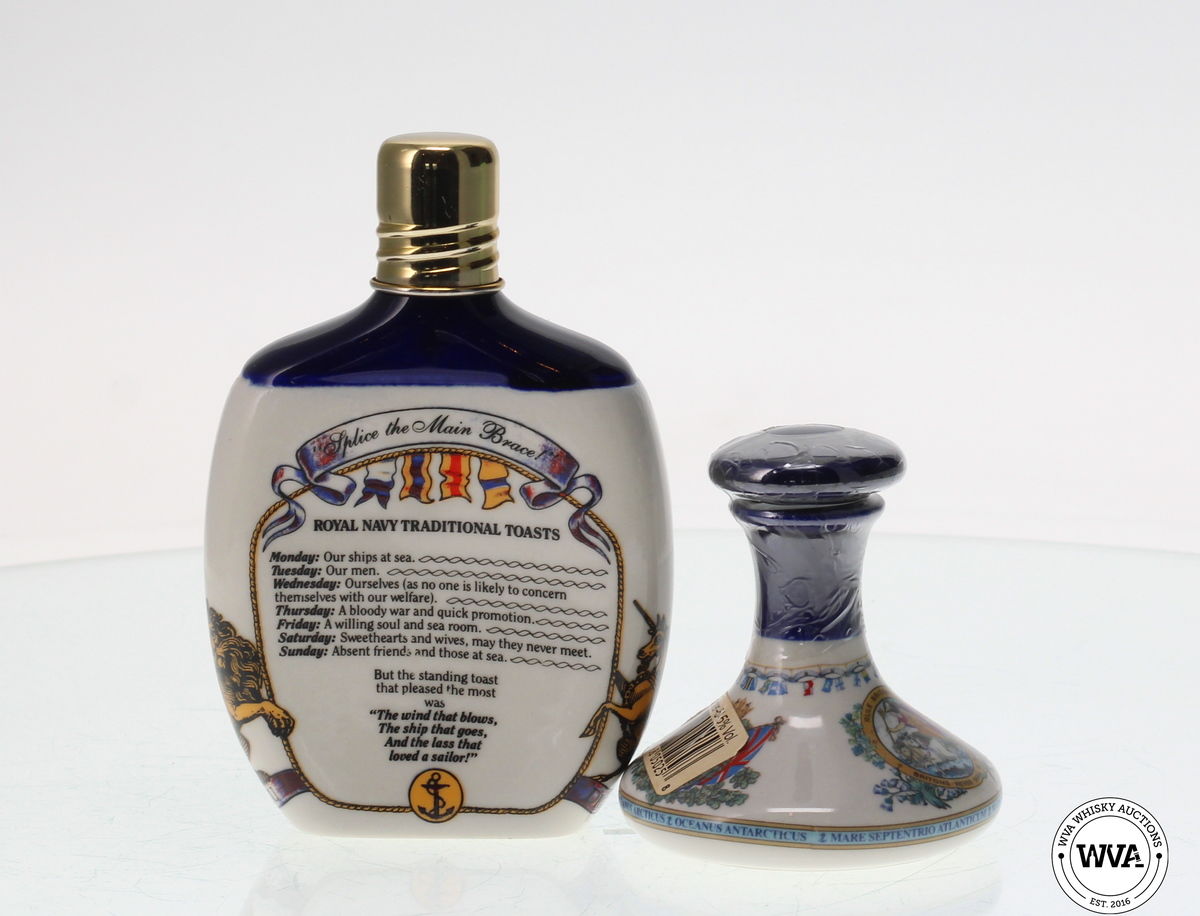 BRITISH NAVY PUSSERS RUM CERAMICS (20 & 5cl)