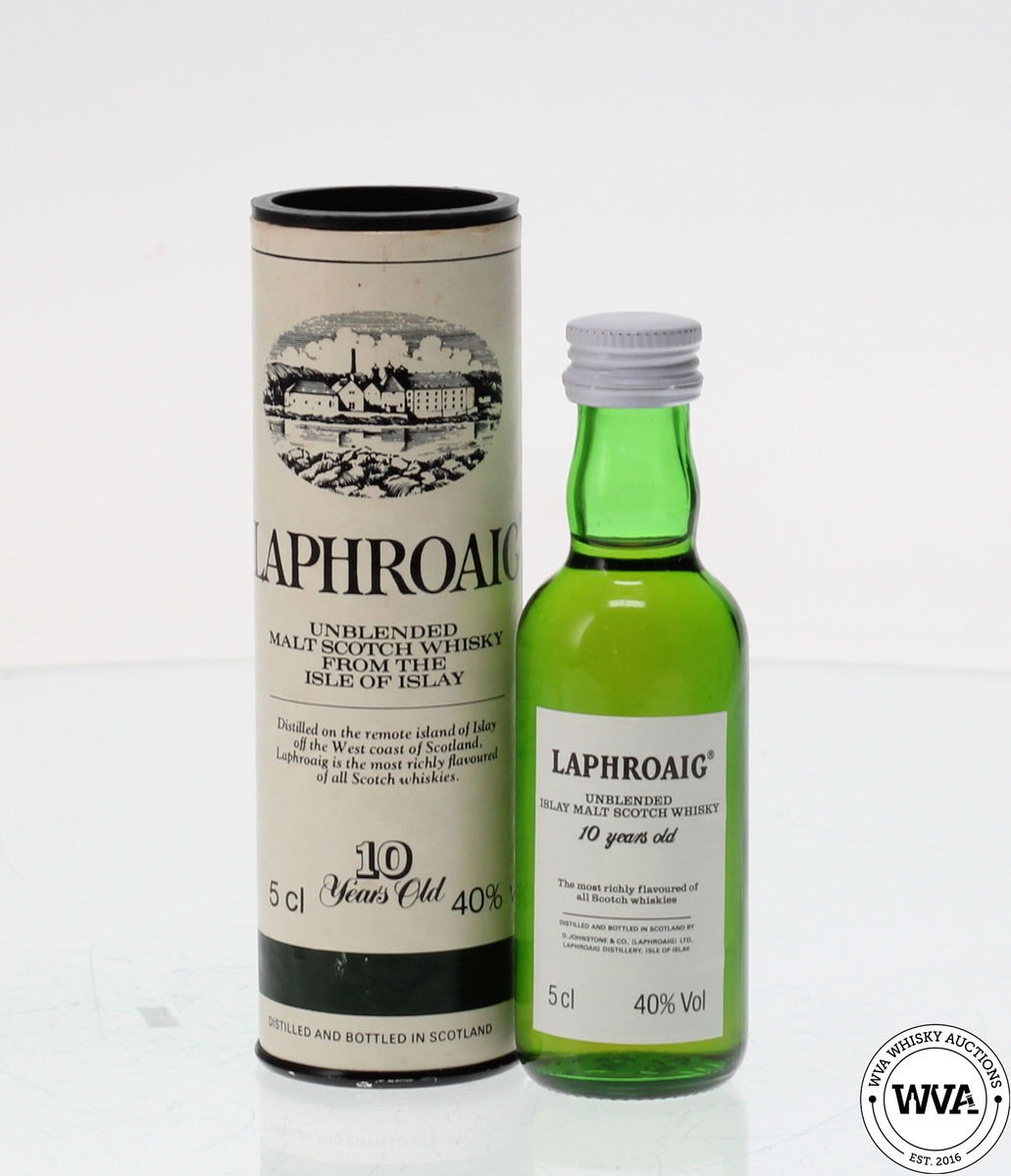 LAPHROAIG 10 YEAR OLD PRE ROYAL WARRANT MINIATURE