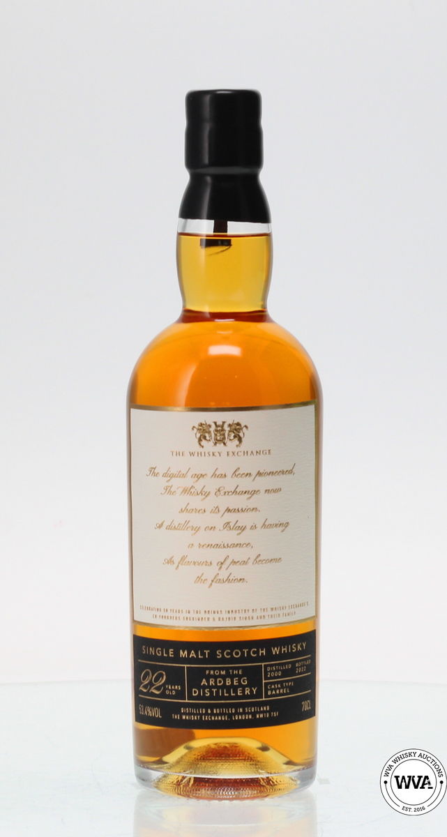 ARDBEG 22 YEAR OLD - THE WHISKY EXCHANGE 50TH ANNIVERSARY