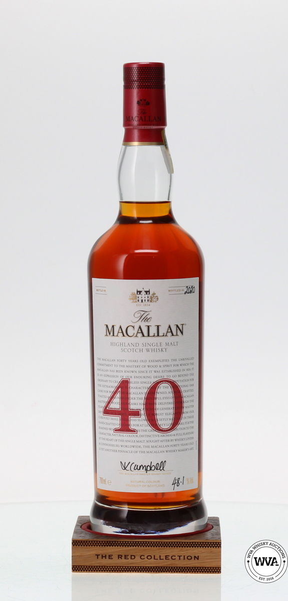 MACALLAN 40 YEAR OLD - THE RED COLLECTION