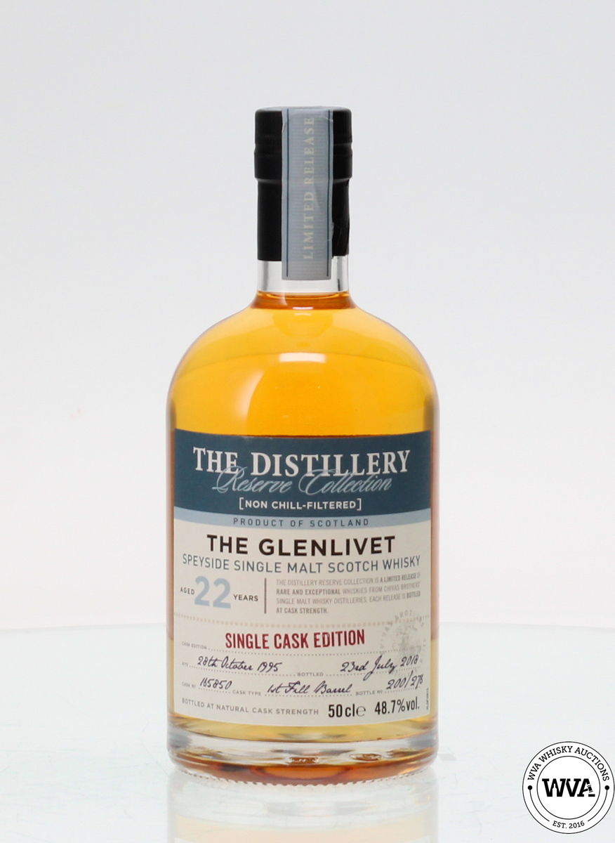GLENLIVET 22 YEAR OLD  - THE DISTILLERY RESERVE COLLECTION