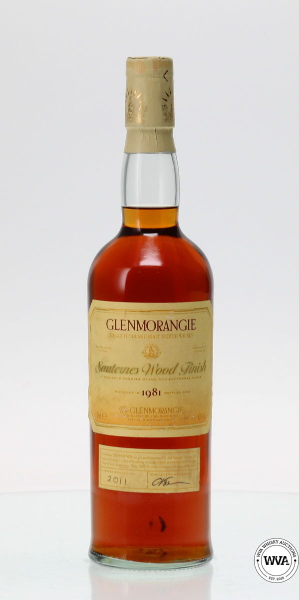 GLENMORANGIE 1981 SAUTERNES WOOD FINISH