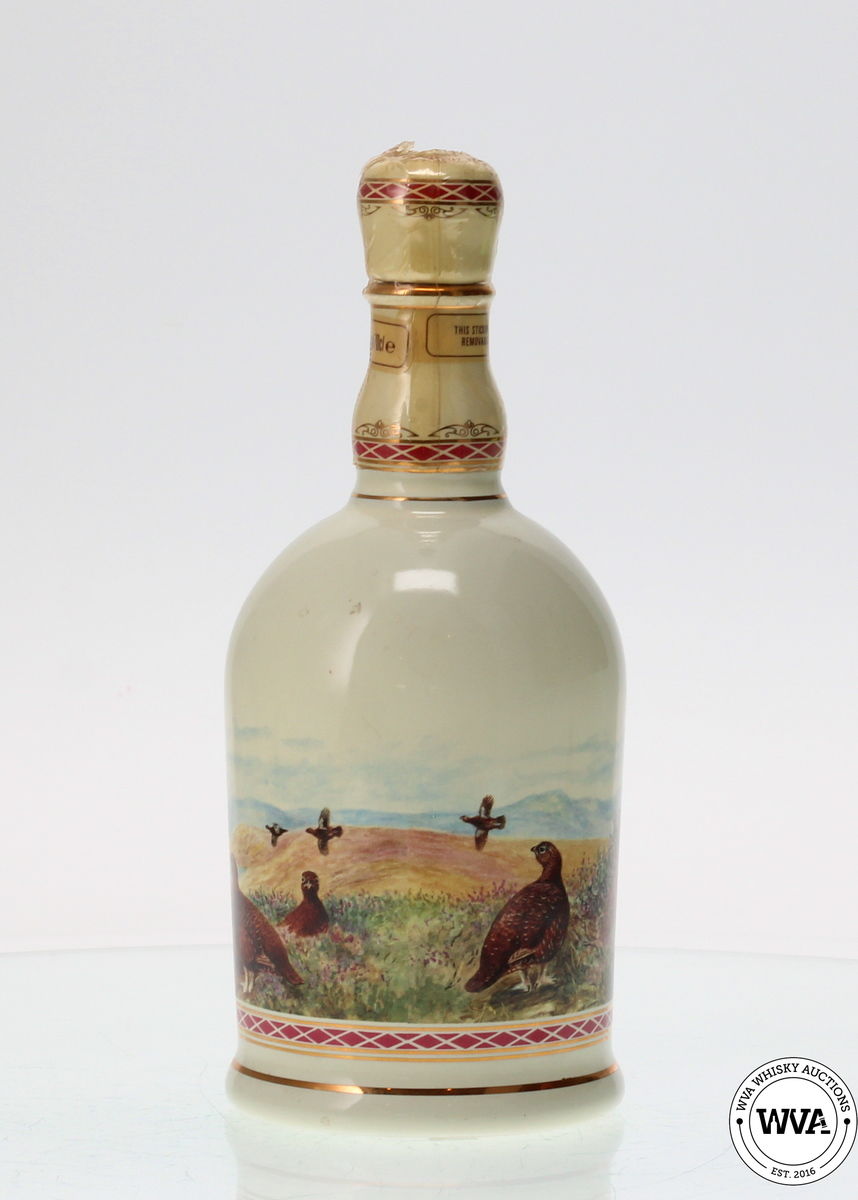FAMOUS GROUSE 100 YEARS COMMEMORATIVE GOLD LEAF HIGHLAND DECANTER