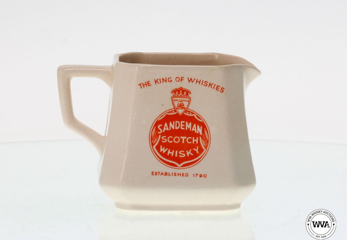 SANDEMAN SCOTCH WHISKY WATER JUG