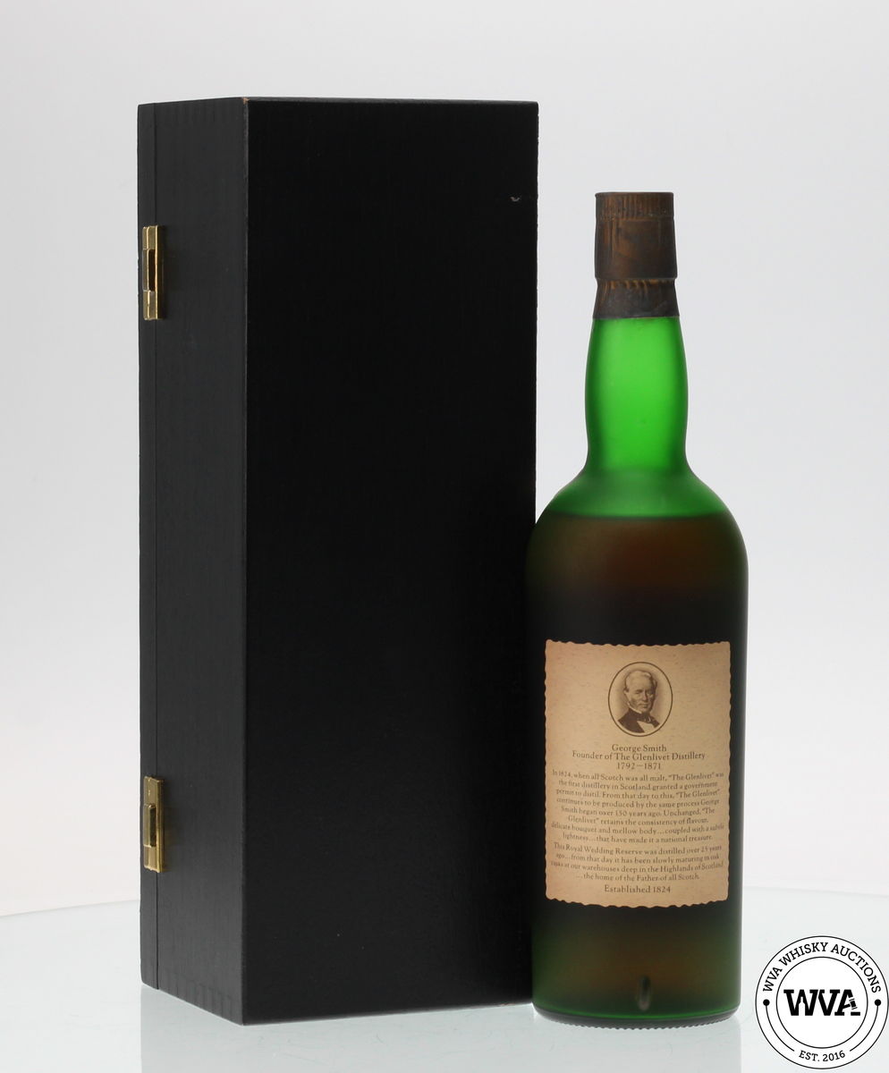 GLENLIVET 25 YEAR OLD ROYAL WEDDING RESERVE