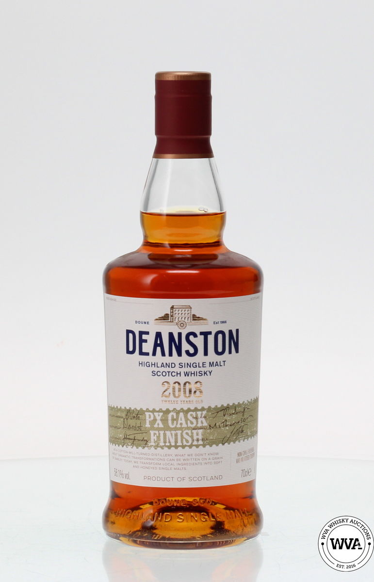 DEANSTON 12 YEAR OLD 2008 - PX CASK FINISH