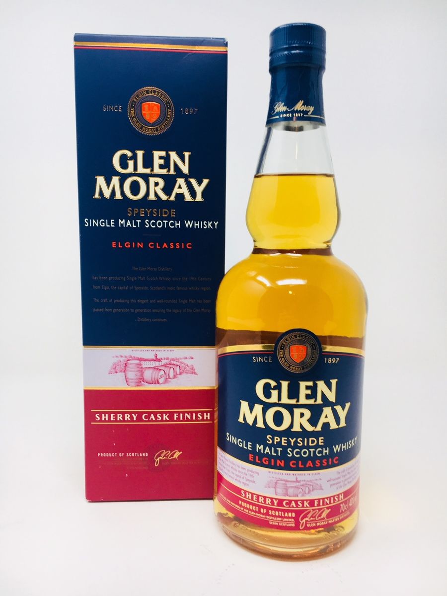 LOT 2232 - GLEN MORAY ELGIN CLASSIC SHERRY CASK FINISH (NO RESERVE)