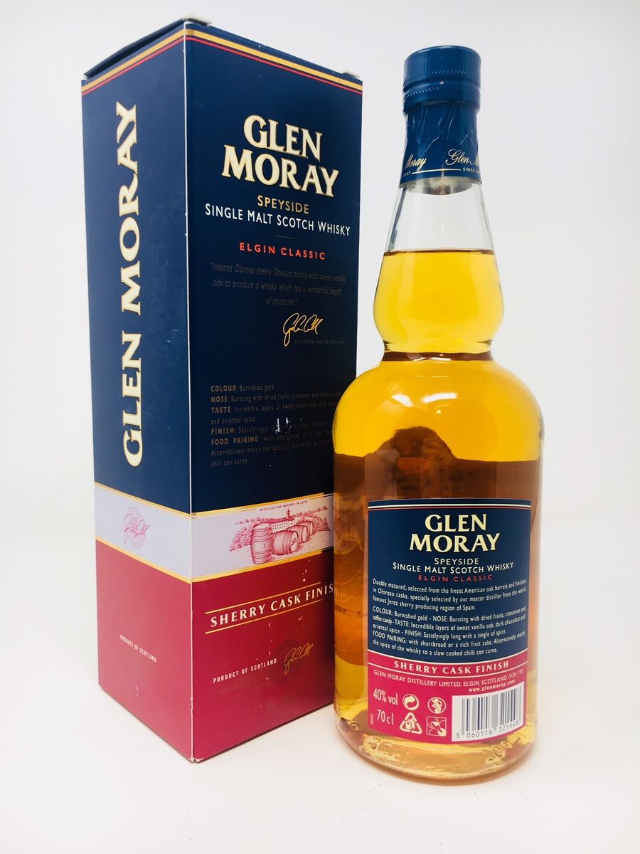 LOT 2232 - GLEN MORAY ELGIN CLASSIC SHERRY CASK FINISH (NO RESERVE)