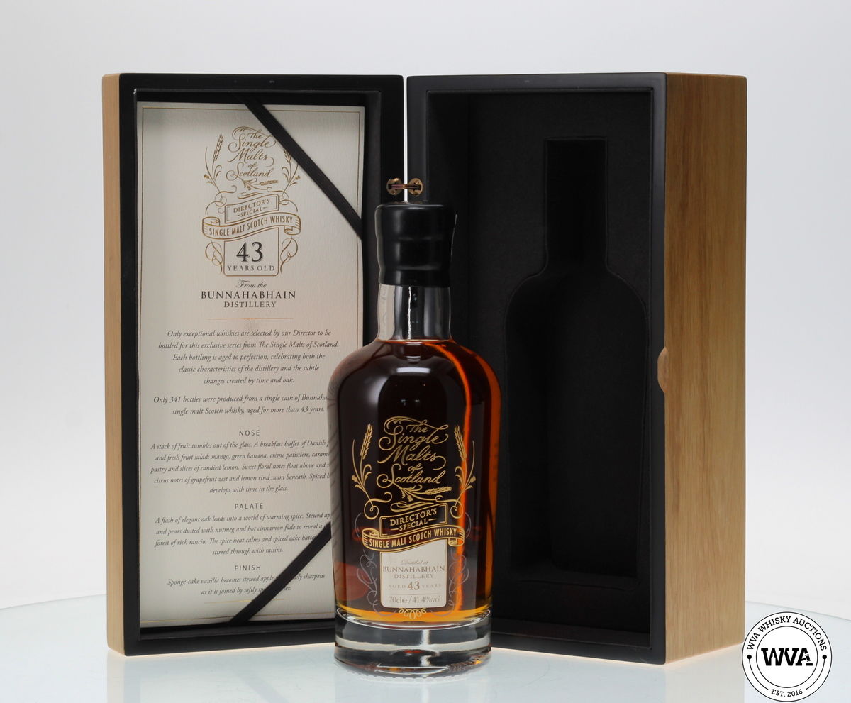 BUNNAHABHAIN 43 YEAR OLD - THE SINGLE MALTS OF SCOTLAND DIRECTOR'S SPECIAL