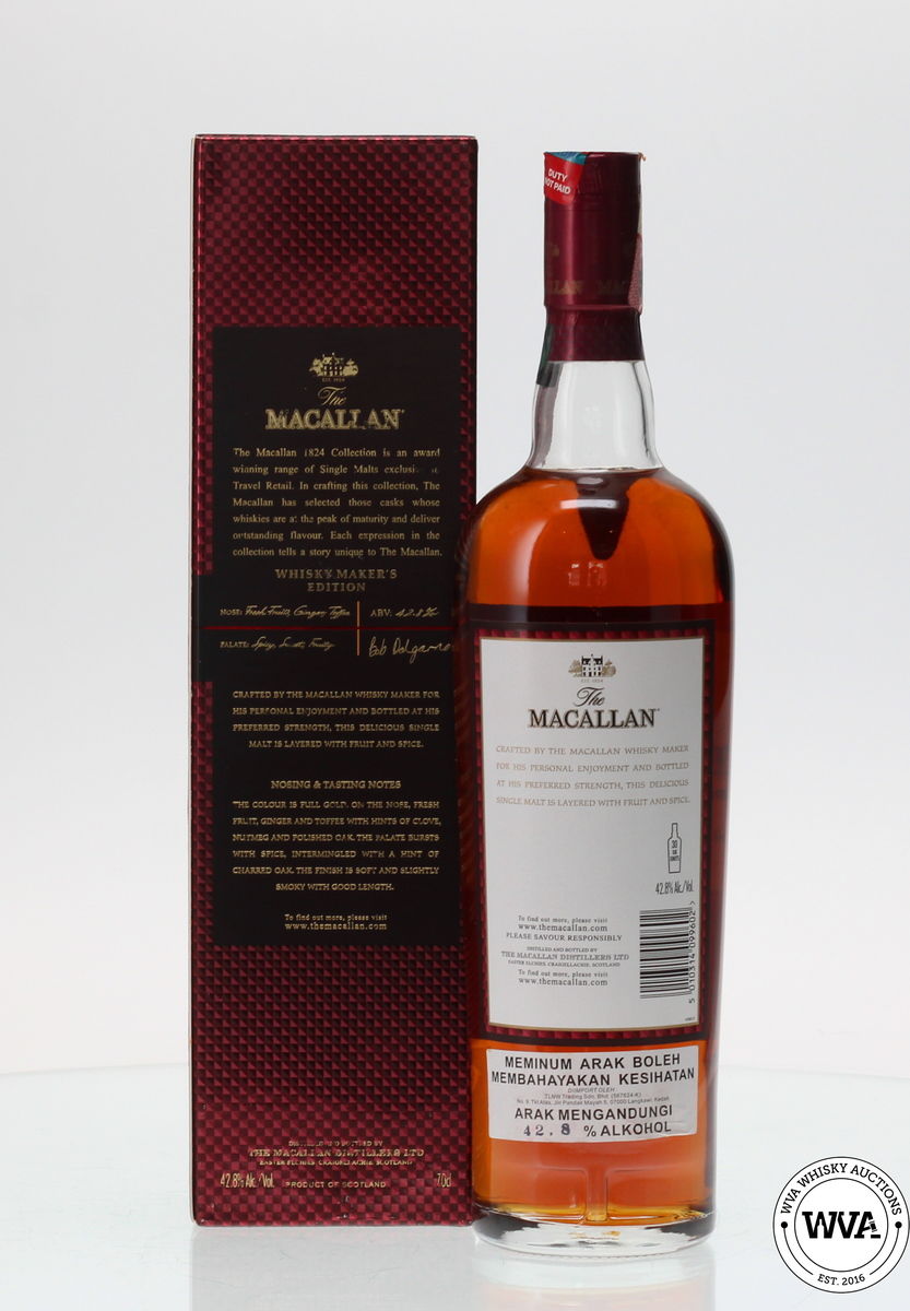 MACALLAN WHISKY MAKERS EDITION 