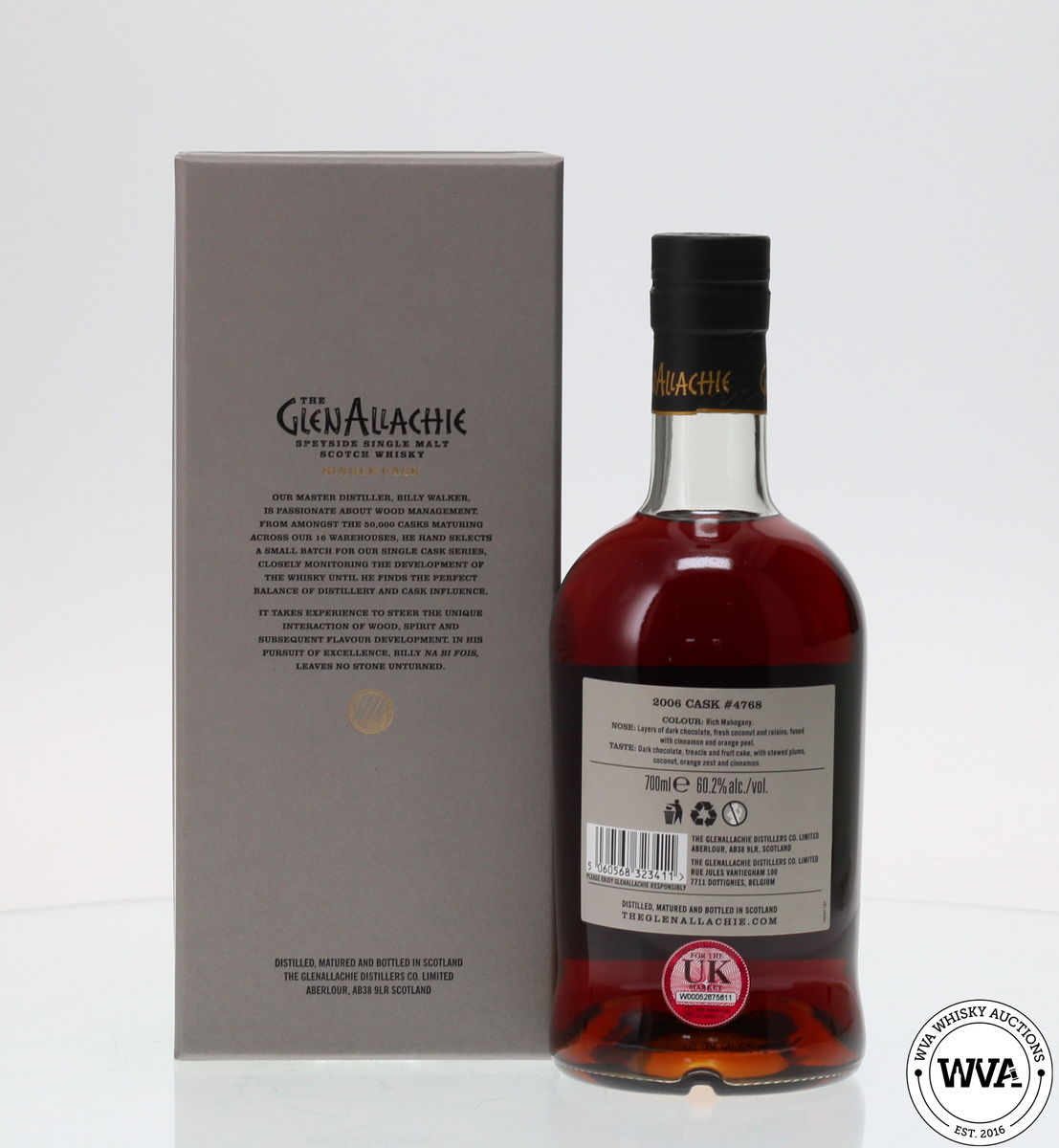 GLENALLACHIE 2006 SINGLE CASK 14 YEAR OLD #4768