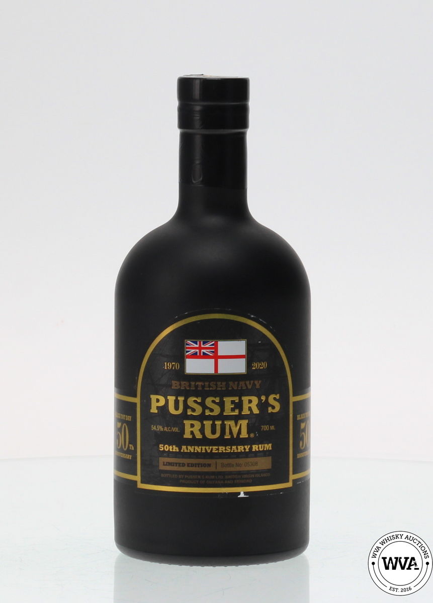 BRITISH NAVY PUSSERS RUM 50th ANNIVERSARY BLACK TOT DAY