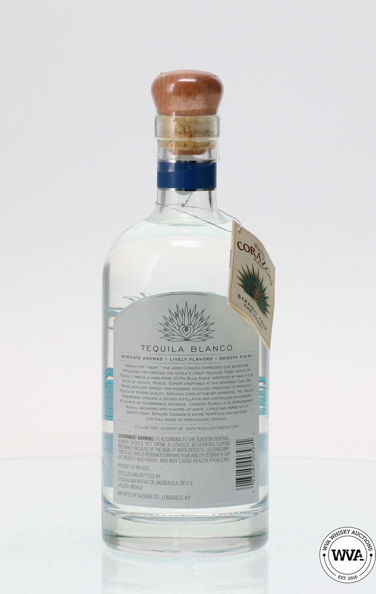 CORAZON BLANCO DE AGAVE TEQUILLA