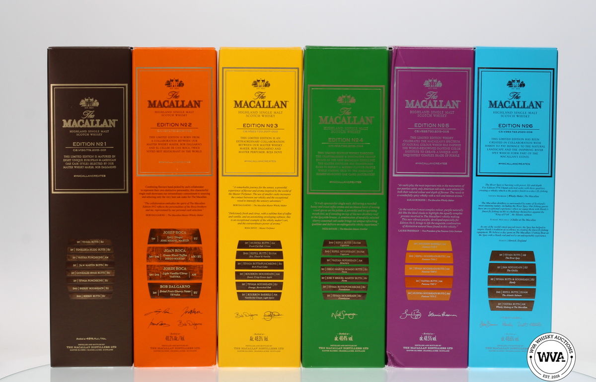 MACALLAN EDITIONS SET (1-6) 