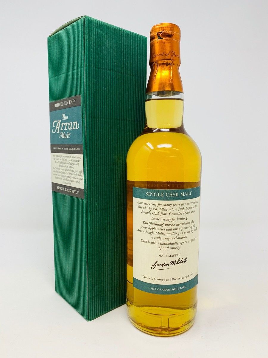 ARRAN SINGLE CASK LIMITED EDITION LEPANTO PX BRANDY CASK FINISH
