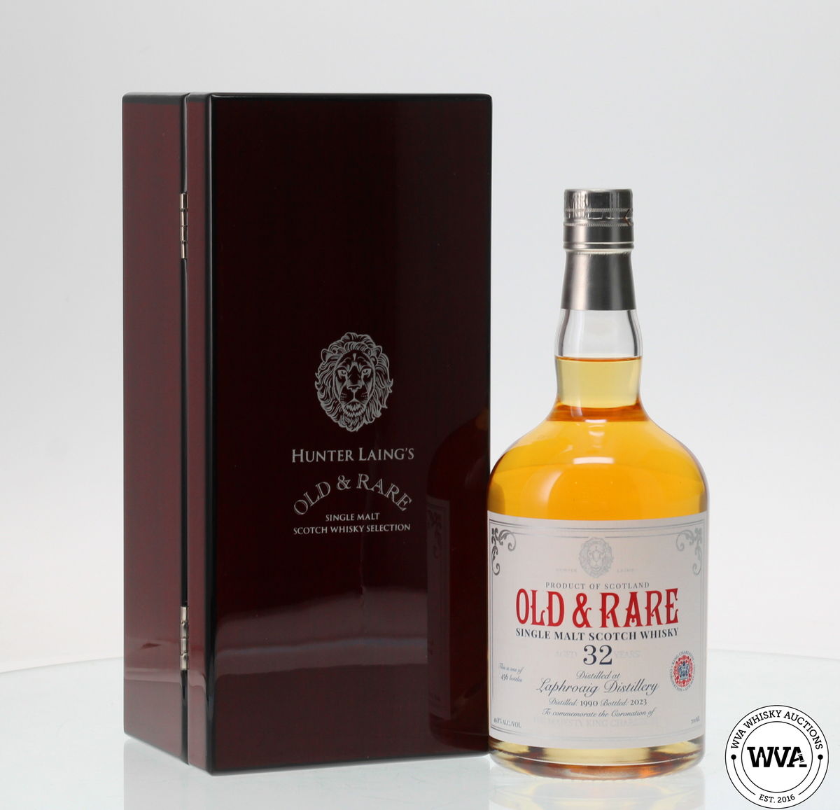 LAPHROAIG 32 YEAR OLD 1990 - OLD AND RARE - KING CHARLES III CORONATION