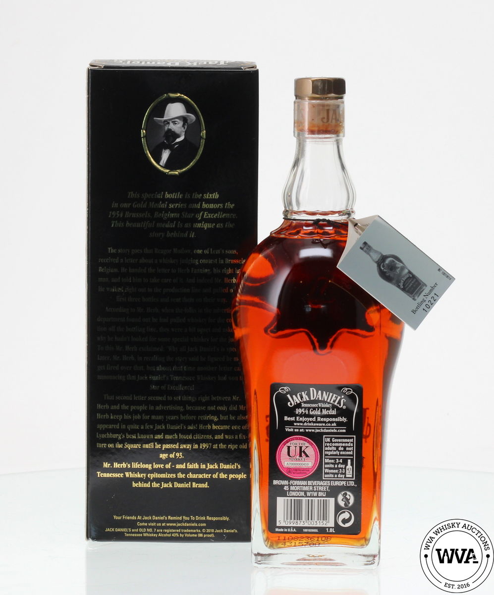 JACK DANIELS 1954 GOLD MEDAL