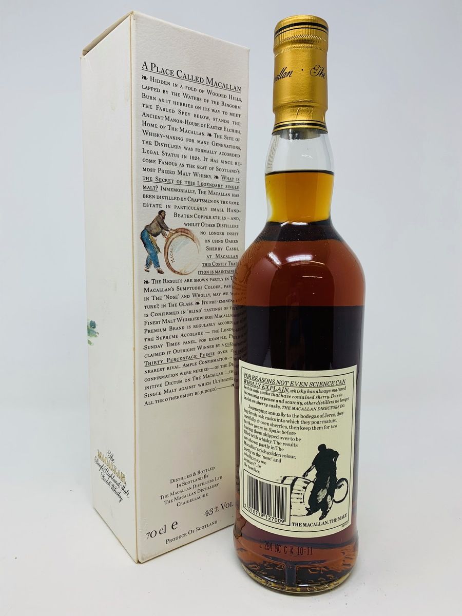 THE MACALLAN 12 YEAR OLD SHERRY OAK 1990's