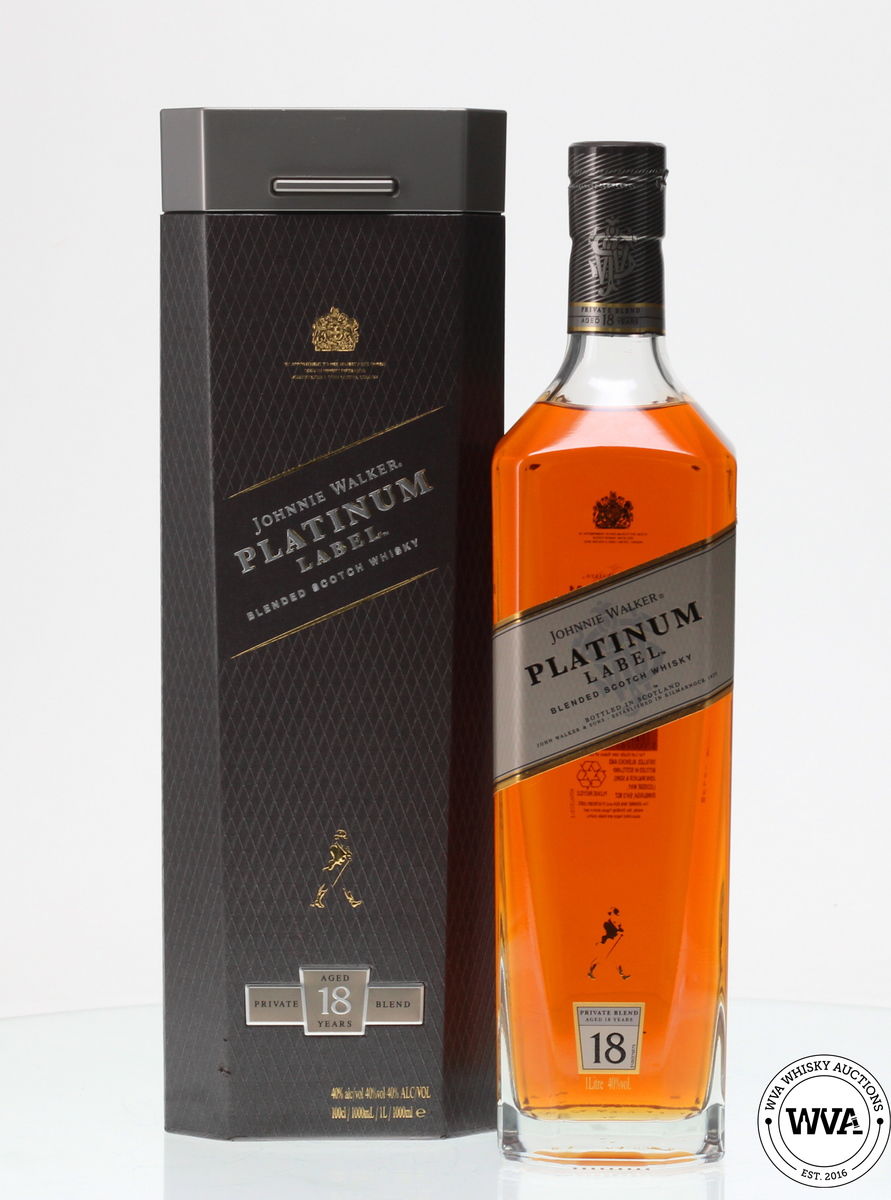 JOHNNIE WALKER 18 YEAR OLD PLATINUM LABEL (SLIGHT SEAL DAMAGE)