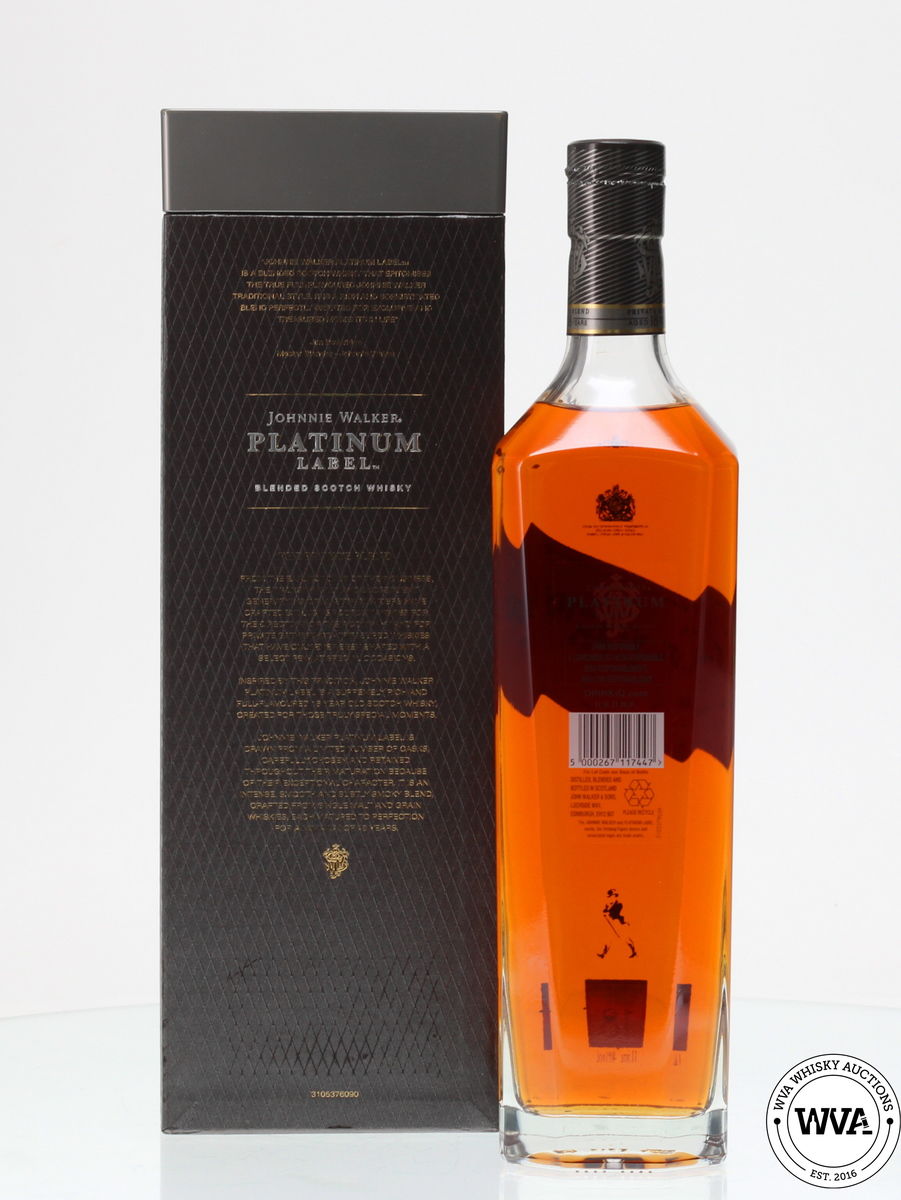 JOHNNIE WALKER 18 YEAR OLD PLATINUM LABEL (SLIGHT SEAL DAMAGE)