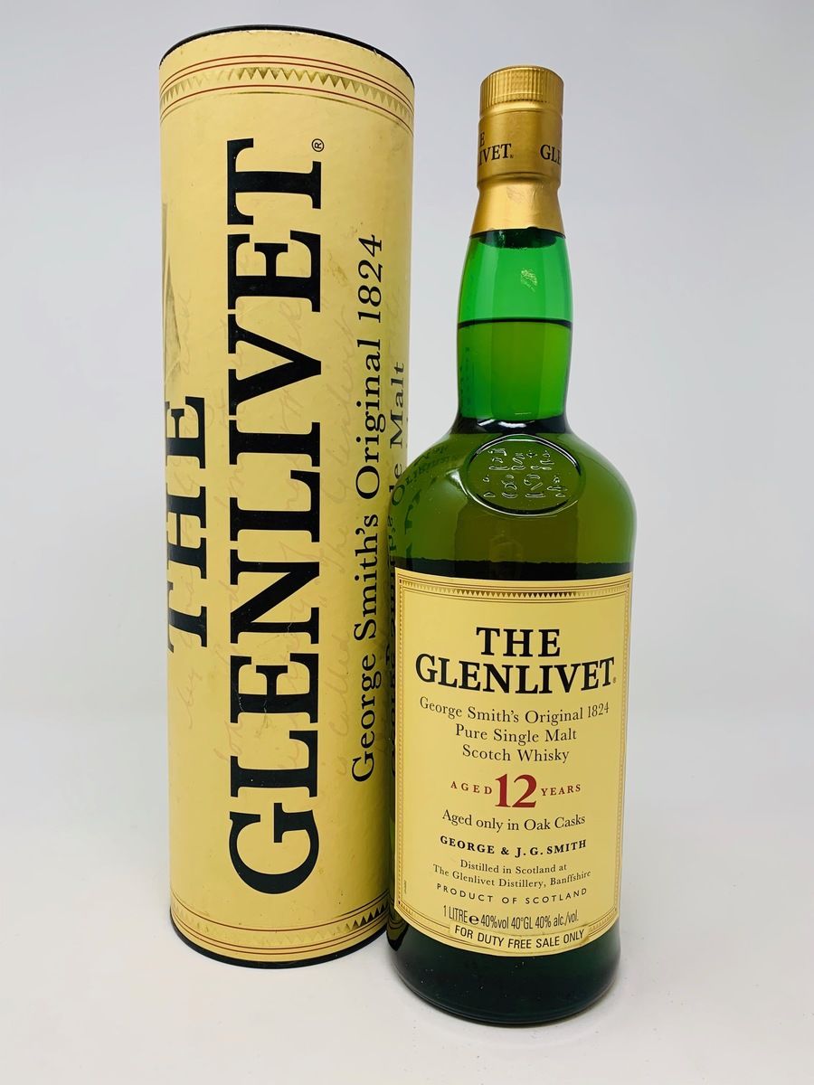 THE GLENLIVET 12 YEAR OLD (OLD STYLE) 1 LITRE