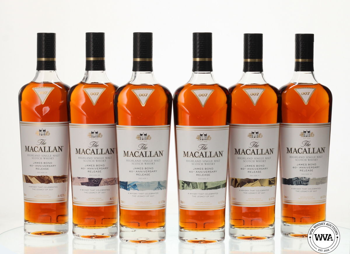 MACALLAN JAMES BOND 60TH ANNIVERSARY - DECADES I - VI