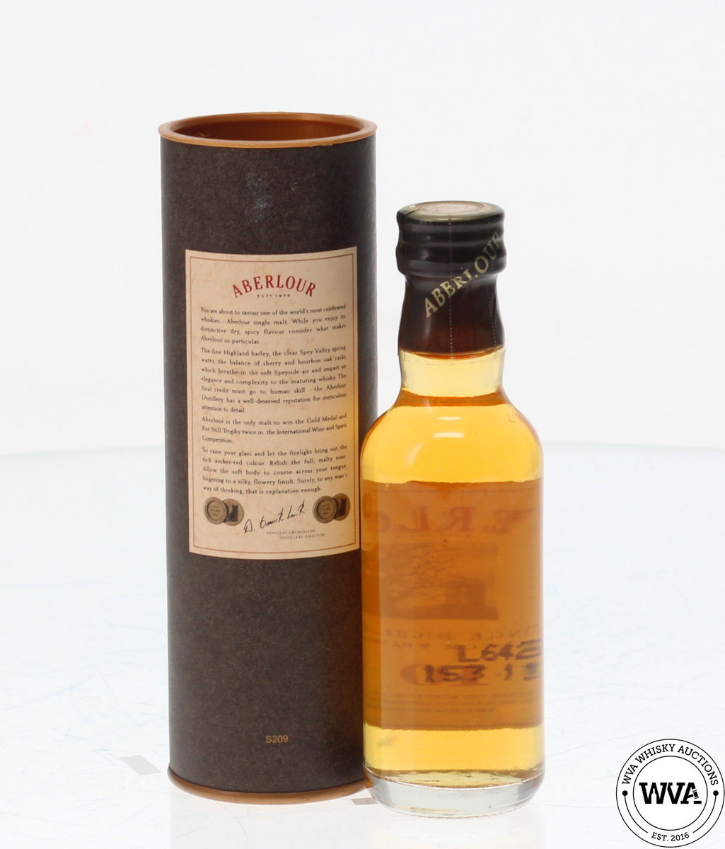 ABERLOUR 10 YEAR OLD WHISKY MINIATURE