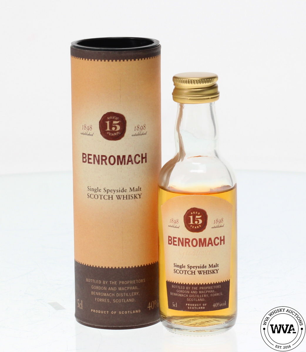 BENROMACH 15 YEAR OLD WHISKY MINIATURE