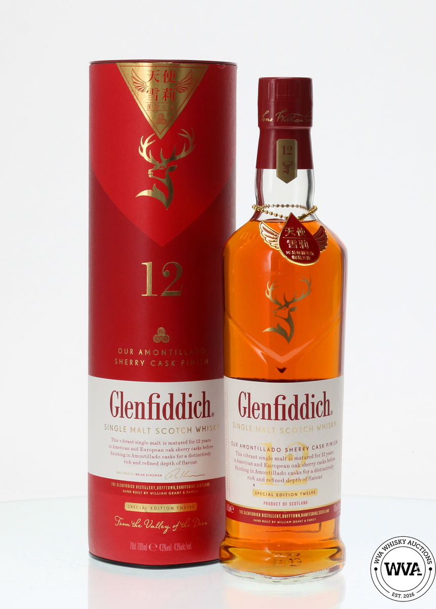 GLENFIDDICH 12 YEAR OLD AMONTILLADO SHERRY CASK FINISH