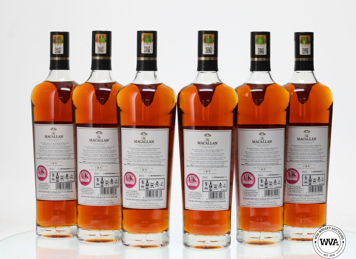 MACALLAN JAMES BOND 60TH ANNIVERSARY - DECADES I - VI
