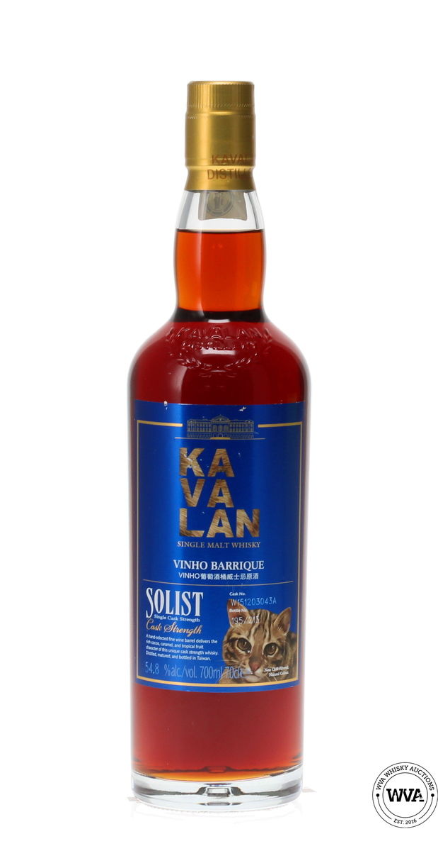 KAVALAN SOLIST - VINHO BARRIQUE SINGLE CASK STRENGTH