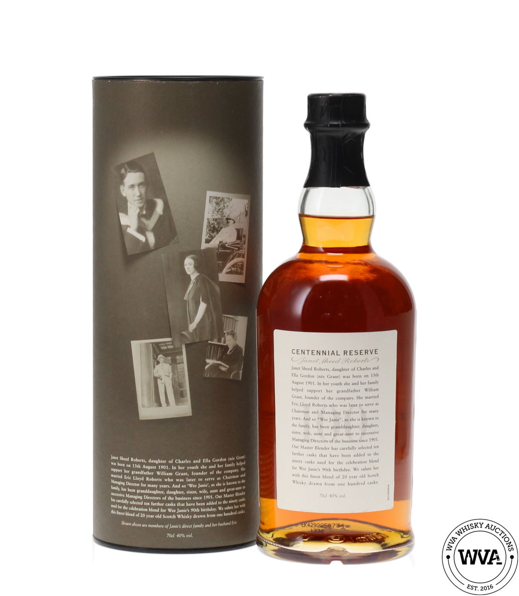 HAZELWOOD 20 YEAR OLD CENTENNIAL RESERVE