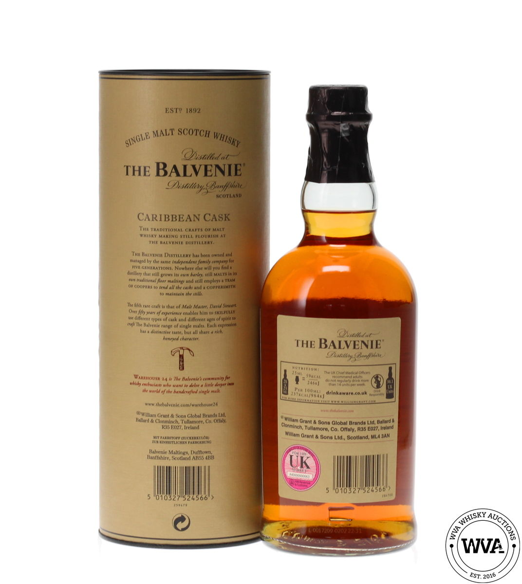 BALVENIE 14 YEAR OLD CARIBBEAN CASK