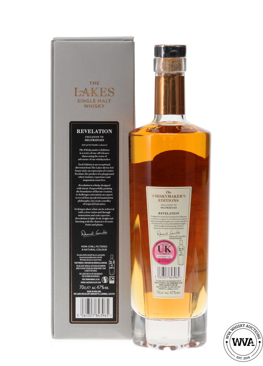 LAKES WHISKY MAKERS EDITIONS - REVELATION (SELFRIDGES EXCLUSIVE)