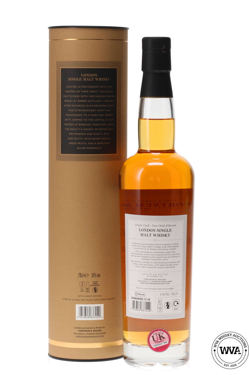 BIMBER - FORTNUM & MASON SINGLE CASK LIMITED RELEASE