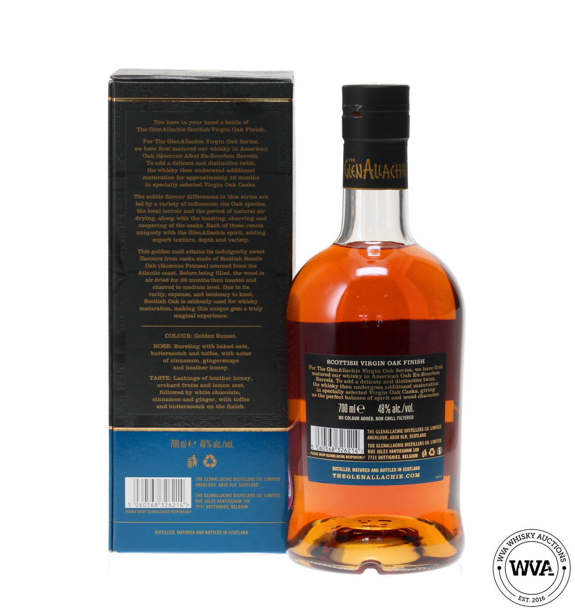 GLENALLACHIE 8 YEAR OLD SCOTTISH OAK FINISH