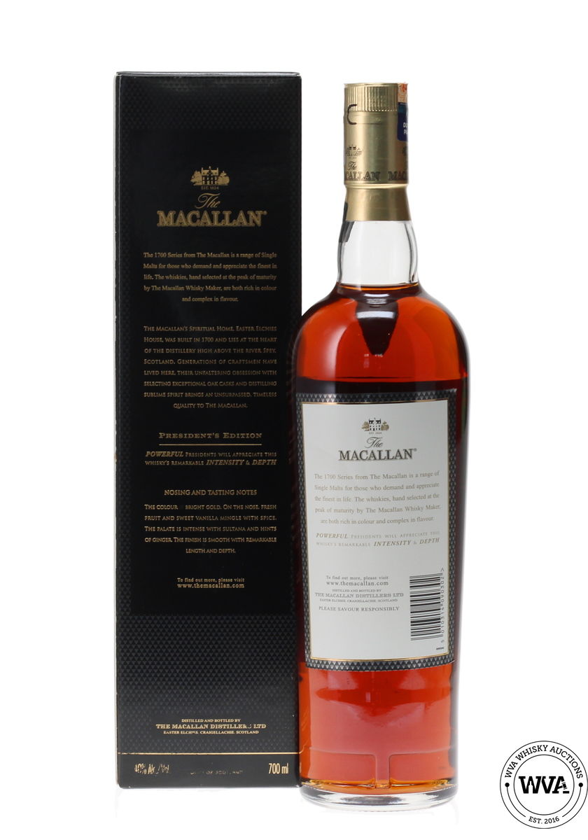 MACALLAN PRESIDENTS EDITION