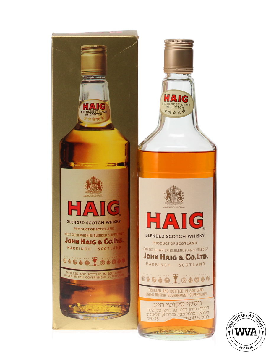 HAIG BLENDED SCOTCH WHISKY IMPORT