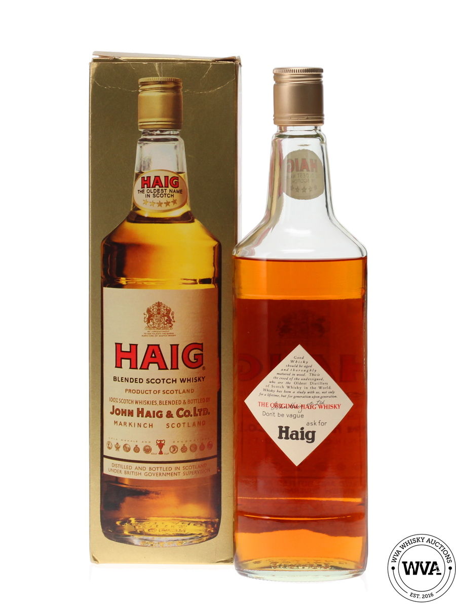 HAIG BLENDED SCOTCH WHISKY IMPORT